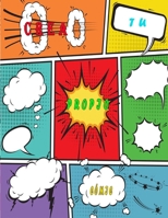 CREA TU PROPIO CóMIC: Libro para crear su cómic, 120 páginas de cómics en blanco con burbujas de discurso para adultos, adolescentes y niños (Spanish Edition) B085HNSRQQ Book Cover