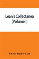 Lean's collectanea (Volume I) 9353864968 Book Cover