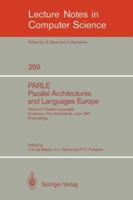 PARLE Parallel Architectures and Languages Europe: Vol.1: Parallel Architectures, Eindhoven, The Netherlands, June 15-19, 1987; Proceedings 3540179437 Book Cover