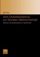 Vom Ordoliberalismus Zur Sozialen Marktwirtschaft 3810041114 Book Cover