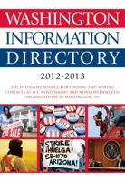 Washington Information Directory 2004-2005 1608717364 Book Cover