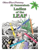 AI Generated: Ladies of the LEAF: Stress Relieving Adult Coloring Book (AI Generated Coloring Book Series) B0CVYLF5XV Book Cover