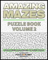 Amazing Mazes Puzzle Book 2 - Mazes for Adults 1530095565 Book Cover