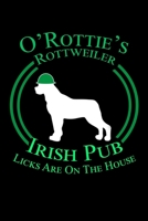 Rottweiler Irish Pub: Hangman Puzzles Mini Game Clever Kids 110 Lined Pages 6 X 9 In 15.24 X 22.86 Cm Single Player Funny Great Gift 1702268101 Book Cover