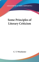 Some Principles of Literary Criticism (hardback) 1021242748 Book Cover