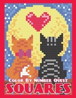 Color By Number Quest: SQUARES B08HGZK4PR Book Cover