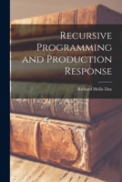 Recursive Programming and Production Response 101380791X Book Cover
