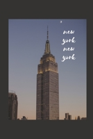 New York New York: Blank Wide Ruled Journal - Perfect Gift for Travelers - Excellent Stocking Stuffer 1710112476 Book Cover