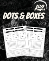 Dots and Boxes: Dot to Dot Grids Game of Dots Marble Cover Design 1716338484 Book Cover