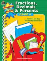 Fractions, Decimals & Percents Grade 4 1420686291 Book Cover
