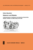 Salamon Und Rabeka: Judenstereotype in Karikaturen Der T�rkischen Zeitschriften Akbaba, Karikat�r Und MILLI Inkilap 1933-1945 3879973369 Book Cover