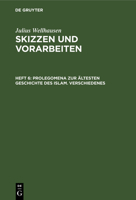 Prolegomena Zur Altesten Geschichte Des Islams: Verschiedenes 3111241114 Book Cover