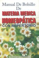 Manual de Bolsillo de Materia Medica Homeopatica Con Repertorio 813190556X Book Cover