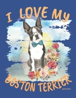 I Love My Boston Terrier Weekly Planner: Boston Terrier Male Dog 2020 Year Day Planner Calendar- Passion/Goal Organizer - Dated Agenda Book - Weekly Planner for Dog Lover 1676288643 Book Cover