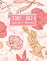 2020-2021 Two Year Planner: 2020-2021 two year planner flower watecolor cover Jan 2020 - Dec 2021 24 Months Agenda Planner with Holiday Personal Appointment ( Size 8.5x11, Jan 2020 to Dec 2021 ) Perfe 1704274478 Book Cover