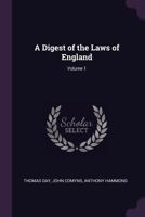 A Digest of the Laws of England, Volume 1 1340584514 Book Cover
