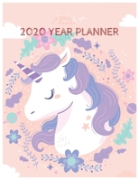 I Can Do It 2020 Year Planner: Unicorn Is Real Dream Come True Unicorn Kawaii Unicorn Monthly and Yearly Planner Blank Lined Themed Year Planner ... 110 Pages for Learning Professional Business 1674641346 Book Cover