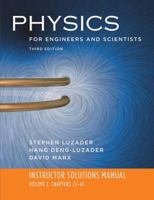 Physics For Scientist And Engineers: Instruction Manual 0393975355 Book Cover