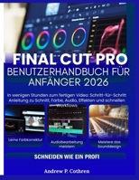 Final Cut Pro 11 für Anfänger: In wenigen Stunden zum fertigen Video, Schritt-für-Schritt Anleitung zu Schnitt, Farbe, Audio, Effekten und schnellen Workflows (German Edition) B0GVQ7KWZK Book Cover