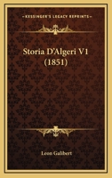 Storia D'Algeri v1 (1851) 1161009337 Book Cover