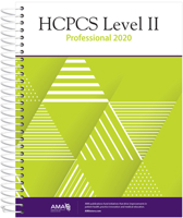 HCPCS 2020 Level II Professional Edition 1622029305 Book Cover