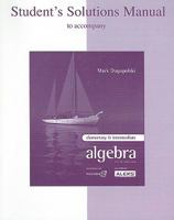 Student Solution Manual t/a Elementary & Intermediate Algebra 0073205990 Book Cover