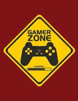 Gamer Zone: Puzzle Brain Teasers Paper Blank Notebook Journal 8.5x11 150 Pages This Book Is Inspired By Mind Sport 1710307765 Book Cover