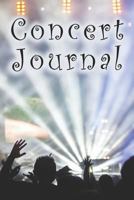 Concert Journal: Musical Memories 1790359546 Book Cover