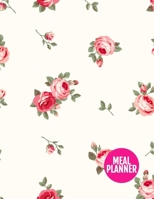 Meal Planner: Cute 52 Weeks Pages for Tracking and Planning your Meals, Grocery Shopping List, Food Planner Prep Book | Large 8.5 x 11 Inch | 110 Pages - Design Element BT 098822 1710756160 Book Cover