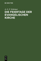 Die Feiertage Der Evangelischen Kirche 311129773X Book Cover
