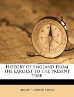 History of England from the earliest to the present time in five volumes. 1241560196 Book Cover