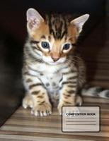 Draw and Write Composition Book: for Children That Are Learning To Write - Room for 100 Stories - 7.44x9.69 inches - Matte Finish Soft Cover With A Kitten 1727059425 Book Cover