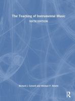 The Teaching of Instrumental Music 1032525029 Book Cover