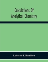 Calculations Of Analytical Chemistry 9354216056 Book Cover