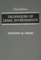 Techniques of legal investigation 0398065152 Book Cover