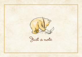 Winnie-The-Pooh Note Cards