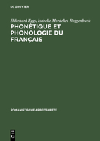 Phonetique et phonologie du francais. 3484540346 Book Cover