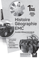 Passerelles - HISTOIRE-GEOGRAPHIE-EMC 1re Bac Pro - Ed. 2020 - Guide pédagogique (French Edition) 2216157635 Book Cover