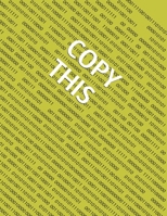 Copy This (Creativity Workbook) 1656728389 Book Cover