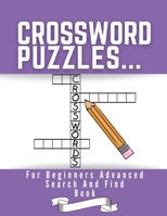 Crossword Puzzles For Beginners Advanced Search And Find Book: Page-A-Day Calendar 2019 Word Find Puzzle Books, Large Print Challenging Crossword ... Helpers For Seniors N Search Of Excellence B08JR79FLJ Book Cover