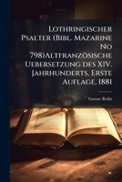 Altfranzosische Bibliothek, Volumes 4-6... 1273850459 Book Cover