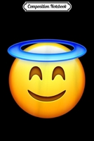 Composition Notebook: Smiley Face Angel Halo Journal/Notebook Blank Lined Ruled 6x9 100 Pages 1706499698 Book Cover
