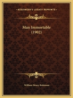 Man Immortable 1120640636 Book Cover