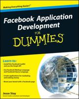 Facebook Application Development For Dummies 0470768738 Book Cover