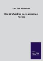 Der Strafvertrag Nach Gemeinem Rechte 1160445400 Book Cover