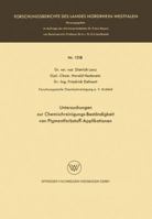 Untersuchungen Zur Chemischreinigungs-Bestandigkeit Von Pigmentfarbstoff-Applikationen 3663065812 Book Cover