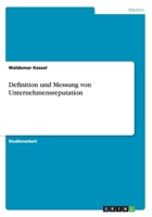 Definition und Messung von Unternehmensreputation 3656400806 Book Cover