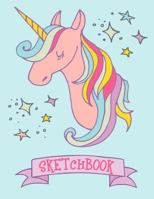 Magical Unicorn Sketchbook: Drawing and Doodling Sketch Book for Girls 1795849398 Book Cover