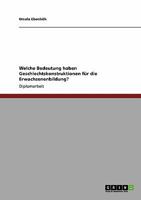 Welche Bedeutung haben Geschlechtskonstruktionen f�r die Erwachsenenbildung? 363892775X Book Cover