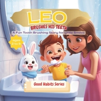LEO BRUSHES HIS TEETH: A Fun Tooth Brushing Story for Little Smiles, perfect for ages 2–6, Teach Your Kids Good Habits & Hygiene with This Series, book 1 of the series (GOOD HABITS SERIES) B0GK94L6MJ Book Cover